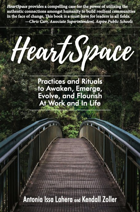 May 25th is the date of release of our most recent book. If you are interested in creating a culture of joy where people thrive and relationships flourish, consider HeartSpace. The book is packed with about 50 HeartSpace practices for a variety of contexts.  Available at Amazon