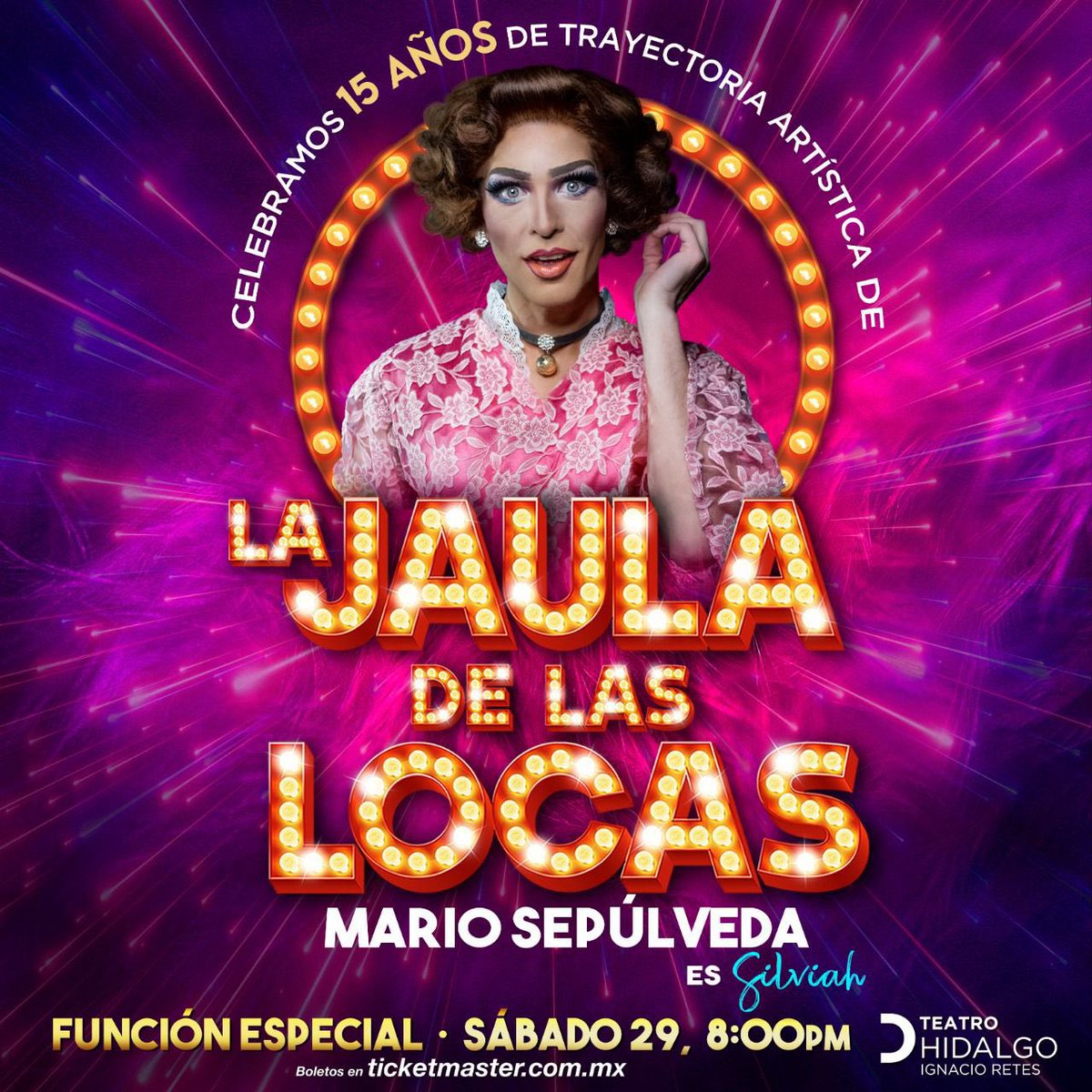 XSiempreMarioS's tweet photo. No tendremos concierto de @Mariosepulveda1 (por ahora), pero celebremos con él estos 15 años de carrera en La Jaula de las locas! 

¡Ahí estaremos! 🥰

Sábado 29 de mayo a las 8pm!!! 🙌🏽 https://t.co/0jOnqI8UoP