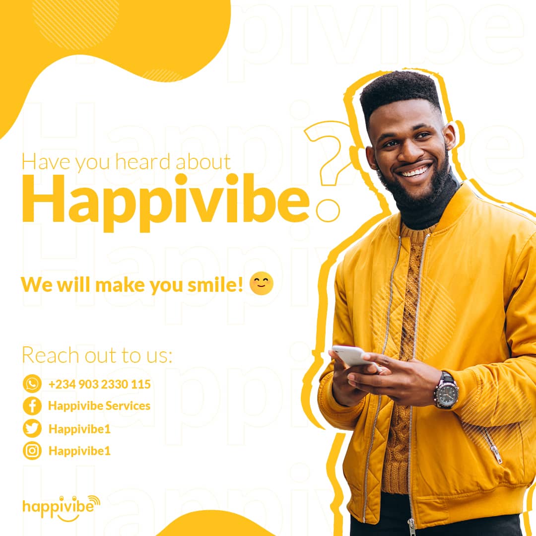 den_edoo's tweet photo. Hey fam, have you heard about Happivibe? 

Don't worry lemme gist you. 

Happivibe Services is a unique calling service that makes people happy with uplifting calls filled with lots of premium vibes made to loved ones, family and friends.

#Happivibe #HappivibeExperience https://t.co/XQbJM6vlrS