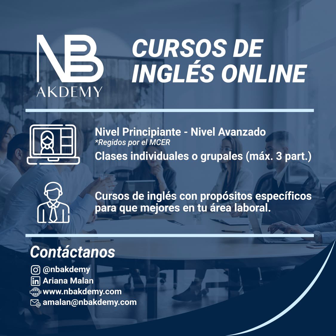 xTechLedger's tweet image. Si estás interesado en aprender Inglés en línea desde la comodidad de tu espacio, sin importar el lugar del mundo en donde te encuentres, te recomiendo los servicios ofrecidos por Ariana Malan 
Sígan sus redes sociales.#englishonline #englishclass #englisworldwide