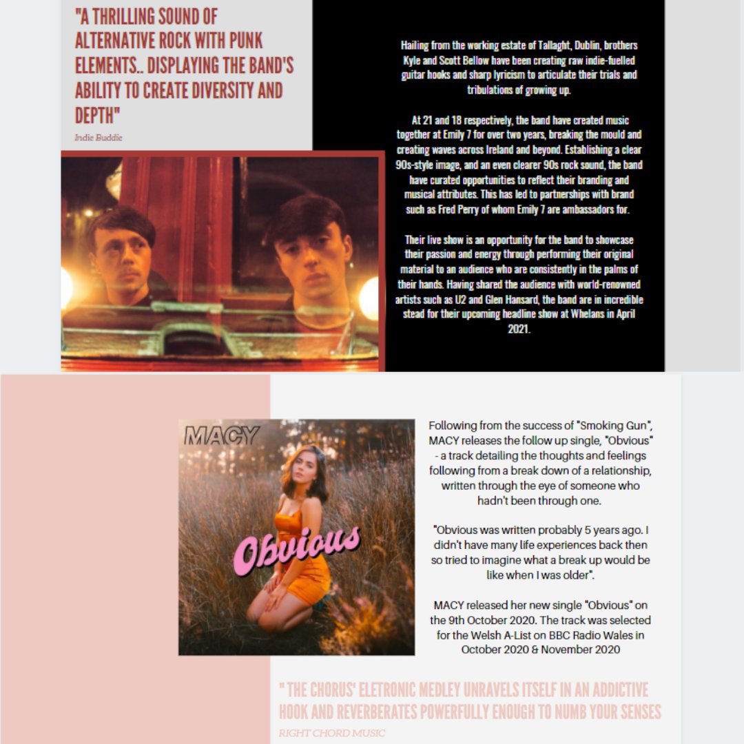 hello, 321 Artists is going on a short hiatus soon whilst I pack up my life and start a new job in a new city ❤️ so this is your last chance to get a new EPK/portfolio for £30 made by yours truly:  321artists.com/EPK-Creation