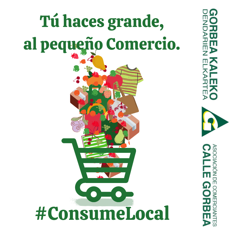 En 𝑪𝒂𝒍𝒍𝒆 𝑮𝒐𝒓𝒃𝒆𝒂 puedes encontrar prácticamente, todo cuánto necesitas para tu día a día... acércate a nuestra calle a descubrirlo y #consumelocal 😉👍

#alava #araba #arabadendak #comerciovitoria #euskaldendak #VitoriaGasteiz  #asociacioncallegorbea #callegorbea