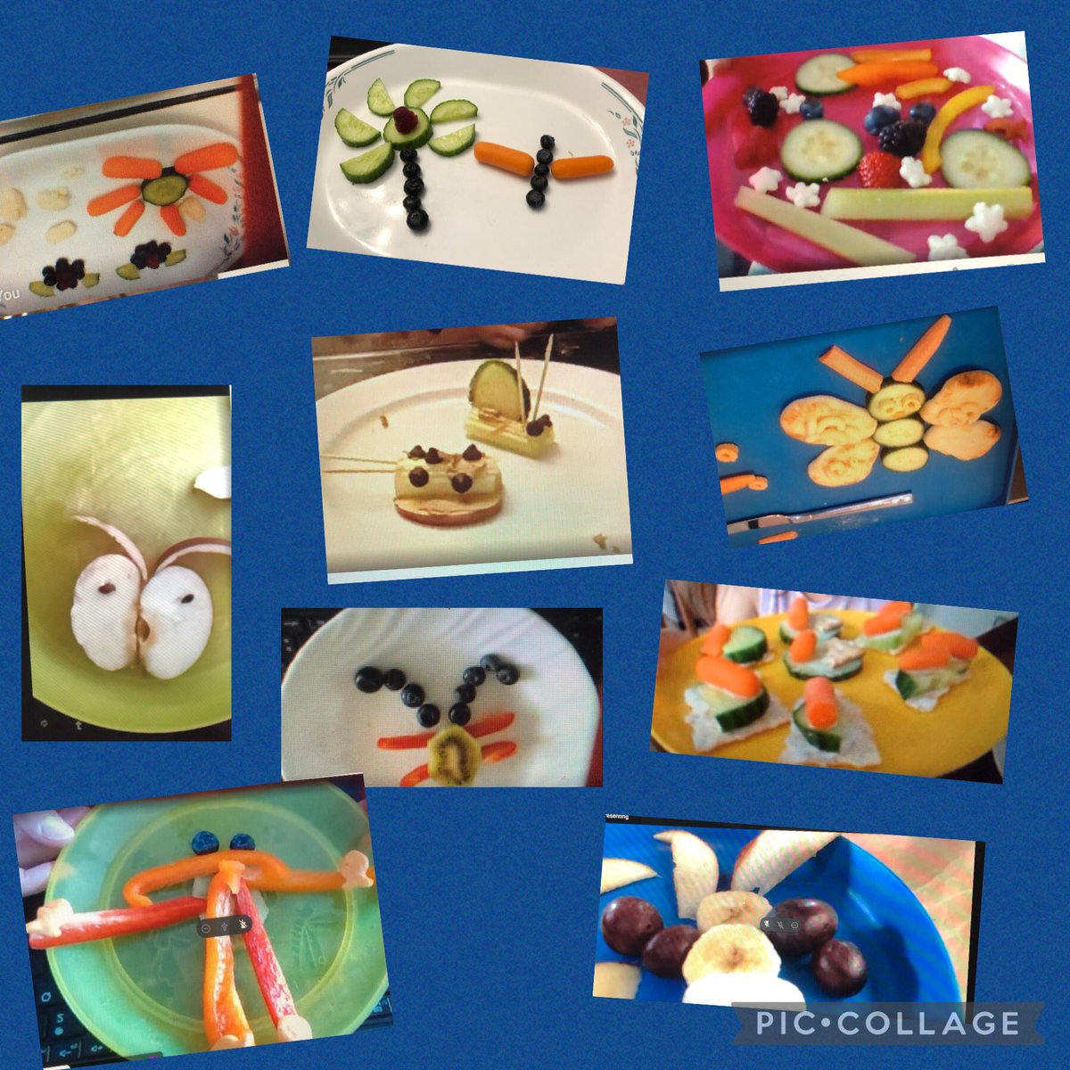 StJamesK4's tweet photo. What fun K4 had today with our food art!  Getting to eat it together after was also fun!  @StJamesOCSB https://t.co/Nc2eBdJzrI