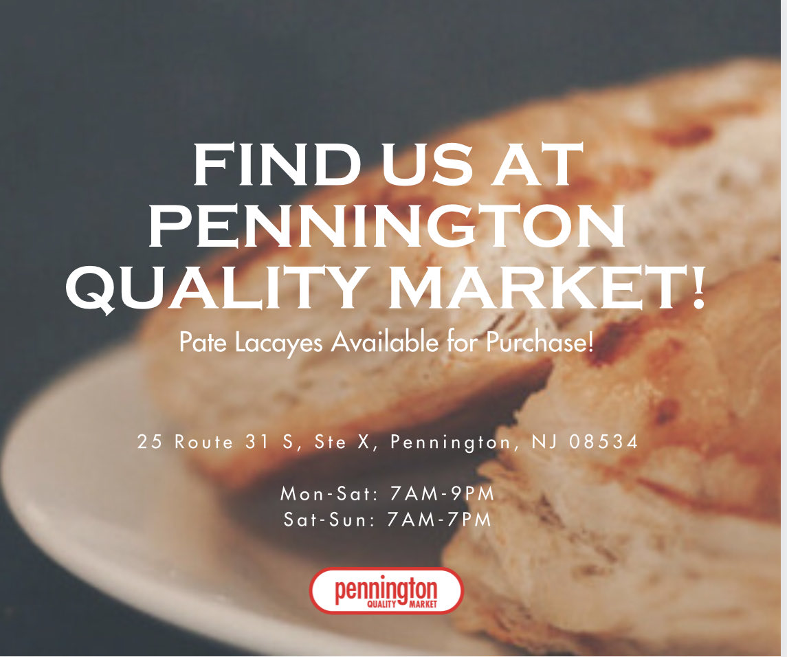 We are excited to announce that our delicious Pate Lacayes can now be purchased at Pennington Quality Market! Beef, chicken, fish, or veggie fillings 😍 Comment down below your favorite one!