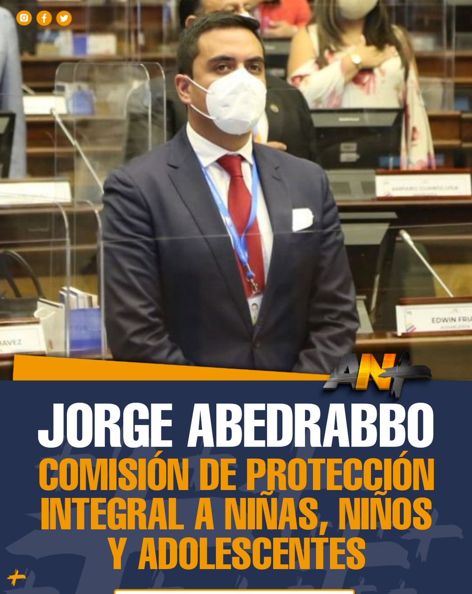 AsiNoMasEc's tweet photo. #ATENCIÓN| El Asambleísta por la provincia Bolívar @cocoabedrabbo integrará la Comisión Especializada de Protección Integral a Niñas, Niños y adolescentes de la Asamblea Nacional. ▶️ https://t.co/8Rfsu8Ln5D https://t.co/tgXyLHBy5U