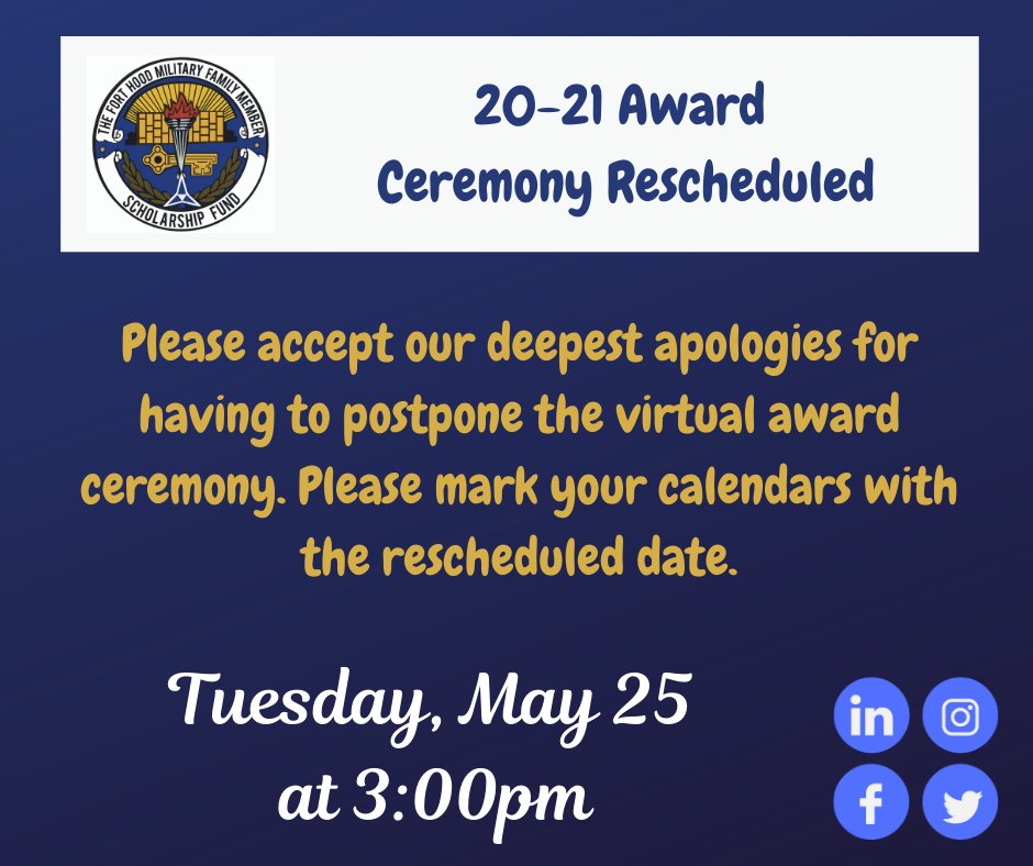 Fort Hood Military Family Member Scholarship Fund tweet media