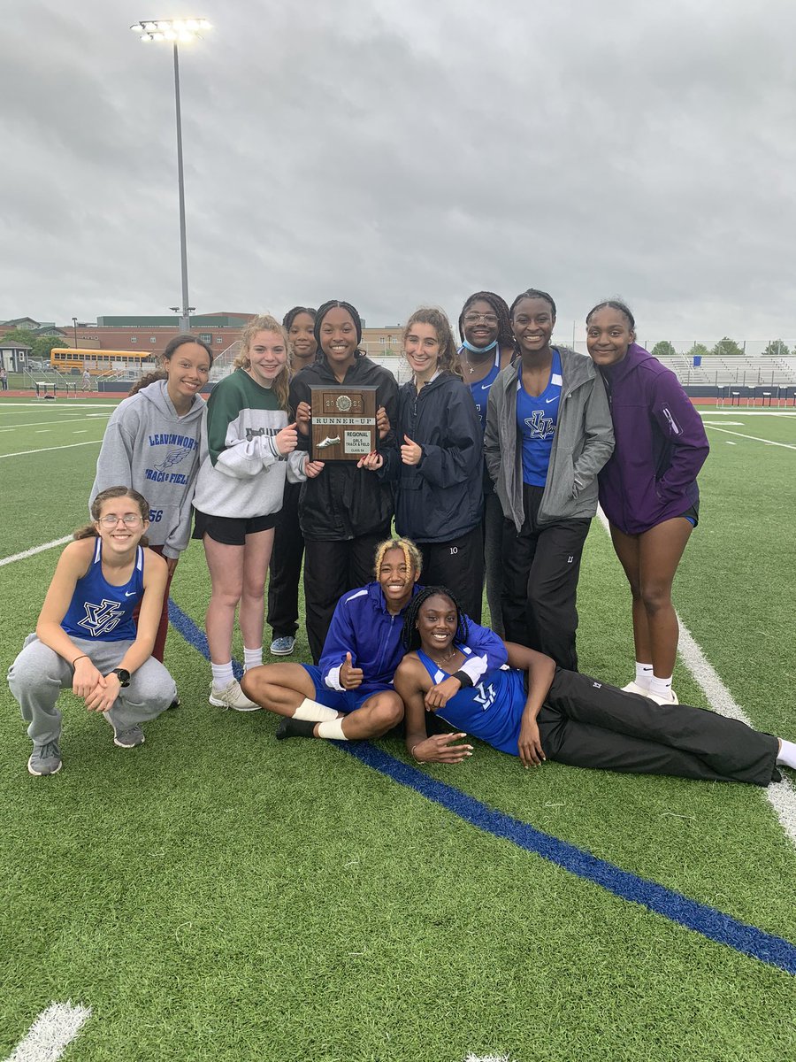 LV Girls Track &amp; Field are Kansas 5A Regional #6 Runner-Ups!