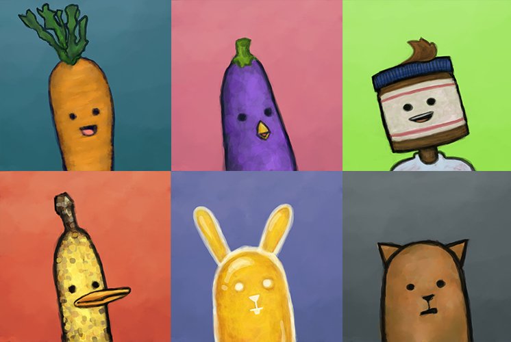 Foodles Collectibles (@food_doodles) on Twitter photo Meet the #Foodles so far - they're very pleased to meet you indeed! 
🥕😀🍆🐧🥜🍌🦆🍯🐰🥔🐱
#NFT Meet the #Foodles so far - they're very pleased to meet you indeed! 
🥕😀🍆🐧🥜🍌🦆🍯🐰🥔🐱
#NFT