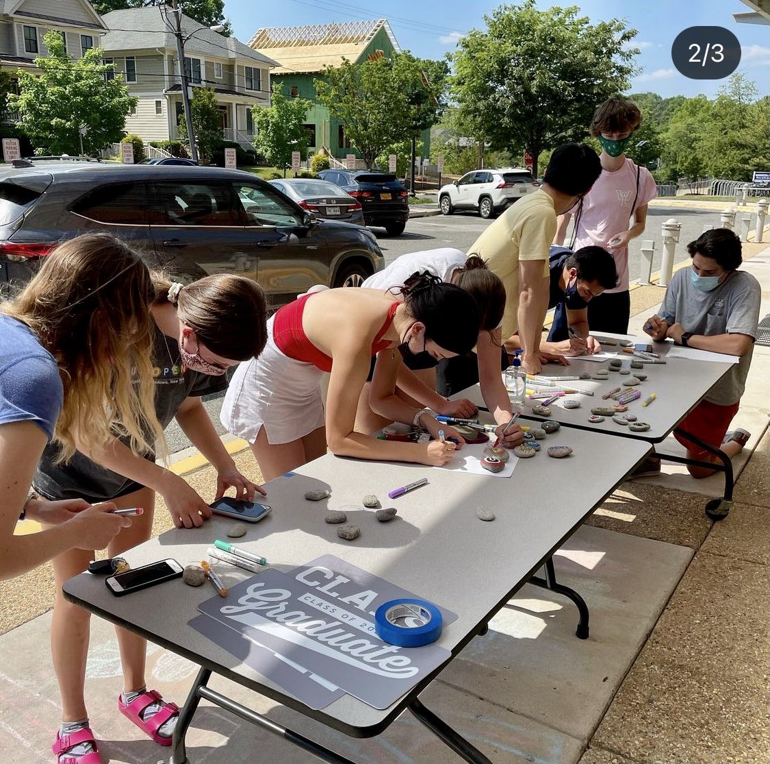 Oh the places our students are headed! We had so much fun rock painting with our seniors! Keep an eye out for these rocks beautifying the school grounds in the coming week! #GeneralsRock