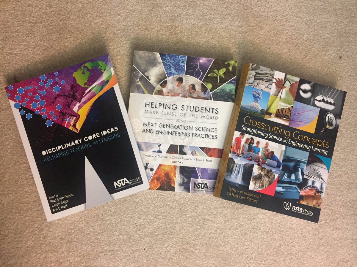 So happy to finally have books about all three dimensions. I’ve been working to make this happen since 2012. #ngsschat