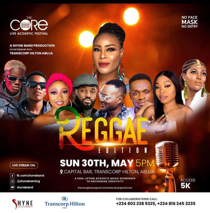 akinjonez's tweet photo. THE CORe 5.0
REGGAE MUSIC EDITION
Emancipate your mind and let the music take you places.
Reggae music has no boundaries, unite as one and let peace reign.
#ReggaeCore
#ReggaeFestival
#CoreandReggae
#ReaggaeMusic
@shynebandng
@Shyneentertaiment
@HiltonAbuja
@thecoreacoustic https://t.co/epADMhjEZJ