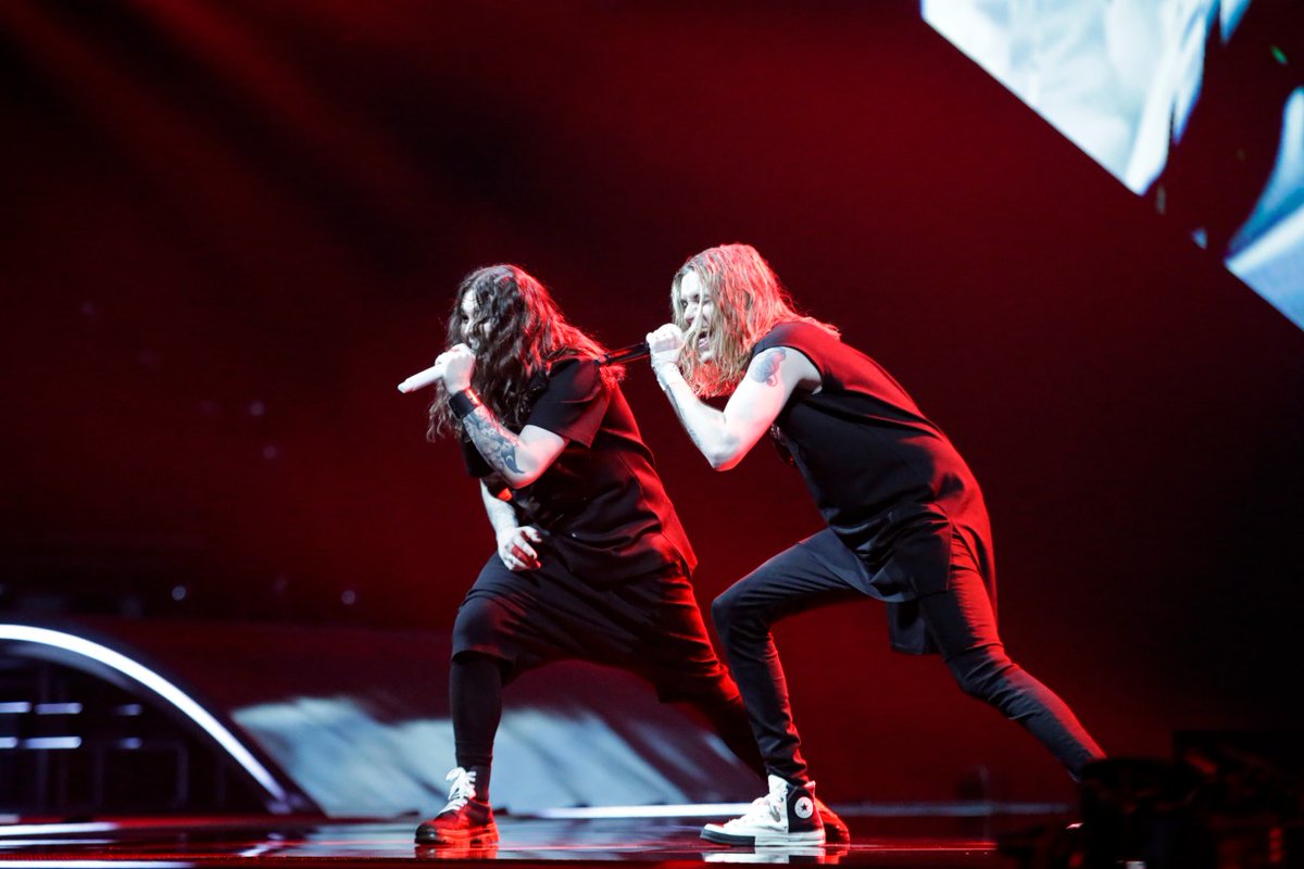 helinalehti's tweet photo. Blind Channel Euroviisujen finaaliin!

https://t.co/HYcpxbq0At 

#Helinä #UudenAjanMusiikkilehti #Euroviisut (kuva: Thomas Hanses / EBU) https://t.co/NvYt2pTFfQ