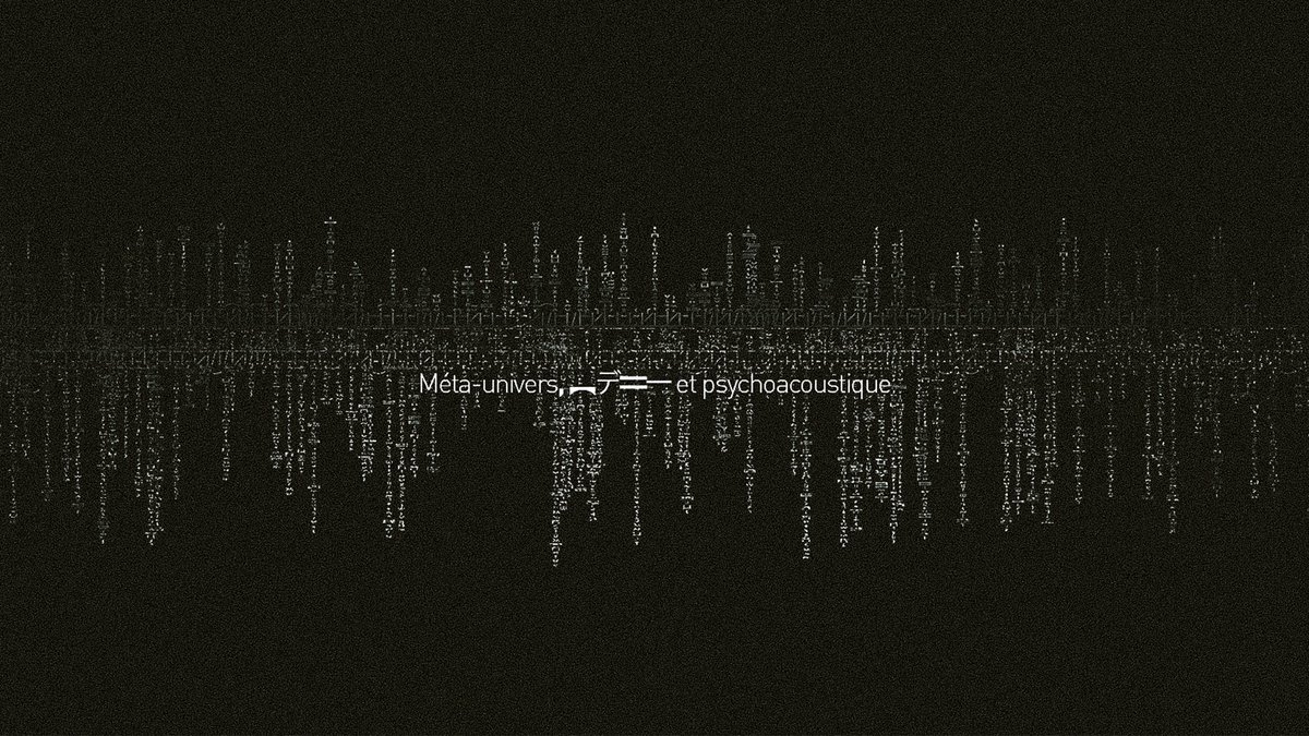 ȻØMMɆNŦ ÉȻØᵾŦɆɌ 🙋
Méta-univers, ︻デ═一 et psychoacoustique
En continu sur le site officiel
👉 metavers-psychoacoustique.rip 
En live via YouTube
👉 youtu.be/vta5TvFVLSk
ᴩᴀʀᴛᴇɴᴀɪʀᴇꜱ : <a href="/LNSGDOttawa/">La Nouvelle Scène Gilles Desjardins</a>