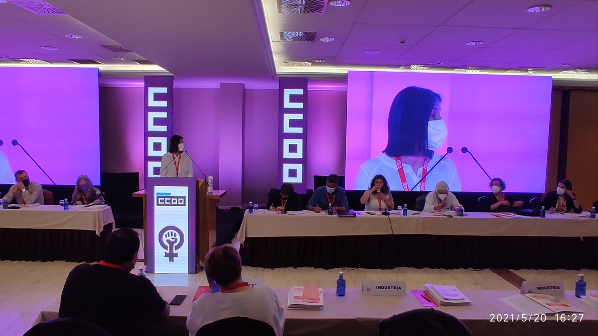 Hoxe celebramos o primeiro día do 12° Congreso do Sindicato Nacional de Galicia donde Construcción e Servizos participou coa intervención da Secretaria Xeral, Alejandra Gesto, aportando o informe Xeral da Executiva sainte valorando o traballo da Federación durante estos 4 anos...