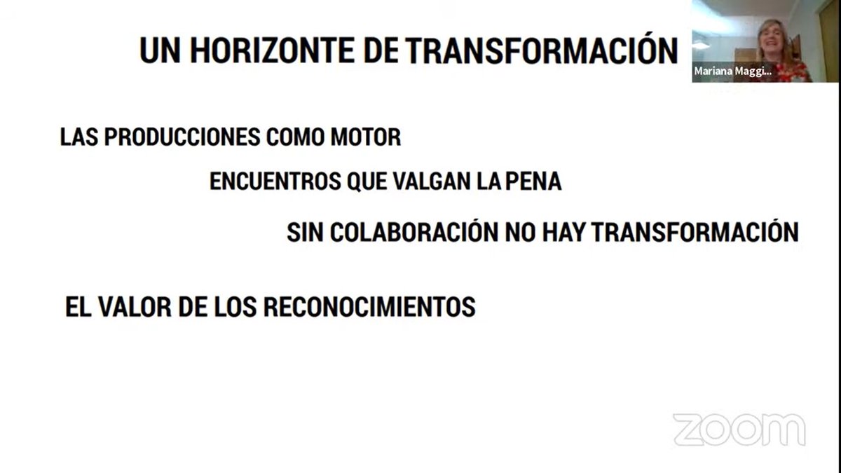 Encuentros con el saber. Escuchando a una referente para nuestres estudiantes.