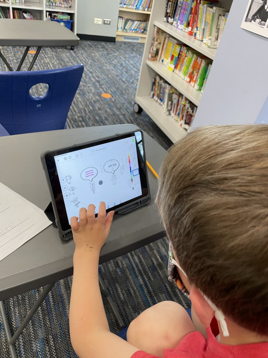 pattonlmc's tweet photo. First graders authors are focused on writing and illustrating their own fun Elephant and Piggie stories- we can't wait to read them! @jcopersmet @AHSD25Patton https://t.co/qOiQK64lFt
