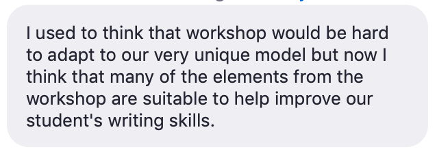profesorajennyk's tweet photo. It was bittersweet to wrap up my time with the 6-9 team from Eleva! In this last #EKC session, we wrote together, planned small groups, &amp; reflected on our new understandings about #secondaryworkshop (see highlights below!). I so hope to work with this amazing team again soon! https://t.co/DDGYUHMIS5