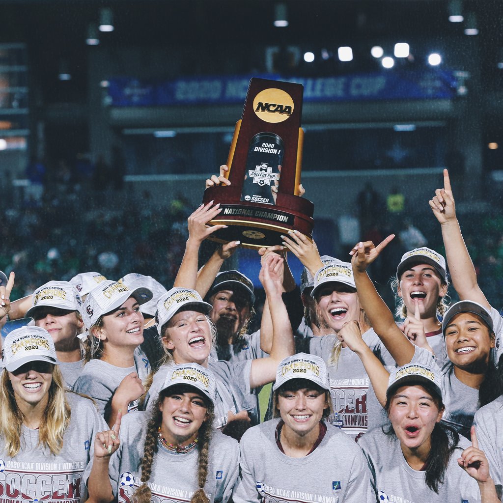 The Champs are here. 🏆 We're excited to honor the @SCUWomensSoccer team at halftime of Saturday's match at @PayPalPark!