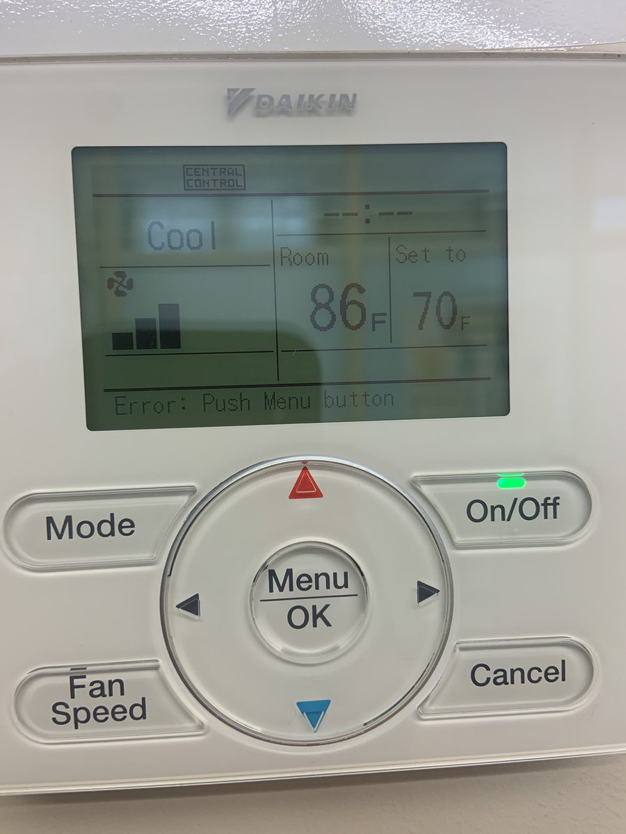 Today was rough! It’s hard to focus &amp; hear when your office <a href="/Powellelem/">Powell ES-DCPS</a> is 86 degrees at 1PM and you have a spot cooler and a fan in the background.  <a href="/DCDGS/">DC Department of General Services</a> <a href="/dcpublicschools/">DC Public Schools</a> it’s been 5 years!