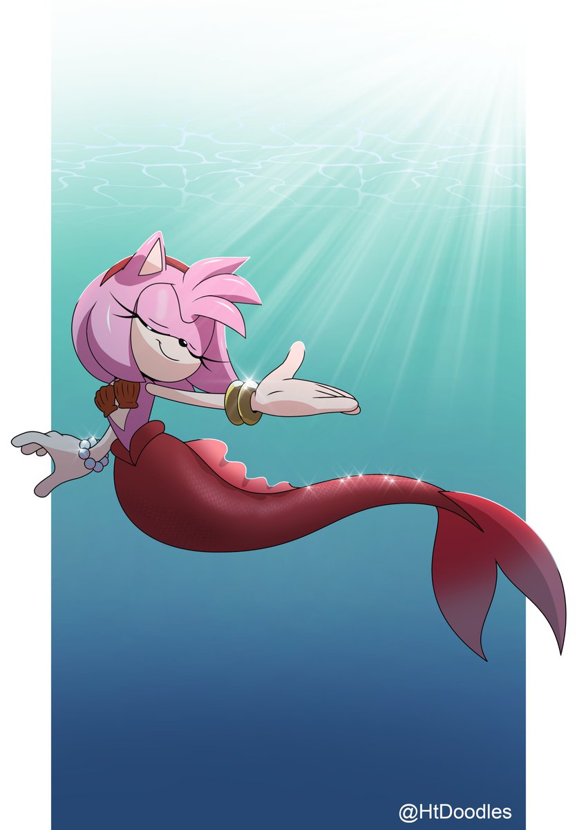 DTIYS challenge!Mermaid Amy Rose! 