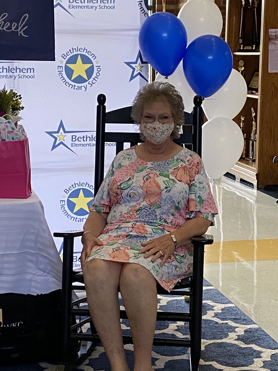 BES_Stars's tweet photo. This afternoon we celebrated and honored three very special ladies. Ms. Kim Stewart and Mrs. Wanda Cheek are retiring this year, and Mrs. Valerie Stapleton retired last year. We thank them for their dedication and service to our BES school family. 🌟 They are so loved! 💙 https://t.co/Hql1FRuN57