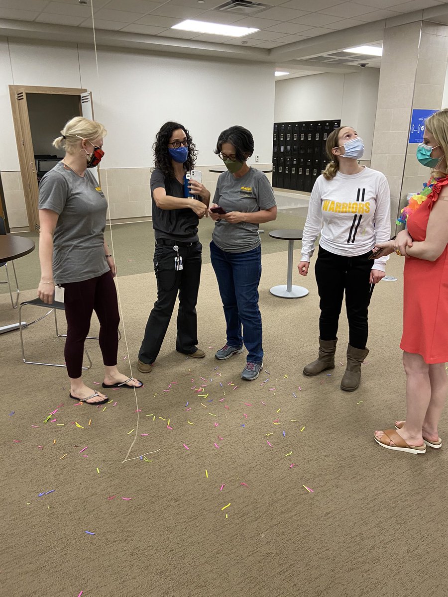 warrior4library's tweet photo. Had the most fun making a team building teacher breakout with @themrmcewin and @BStephens_Sci @2018Memorial https://t.co/z4ZtJxpqoM