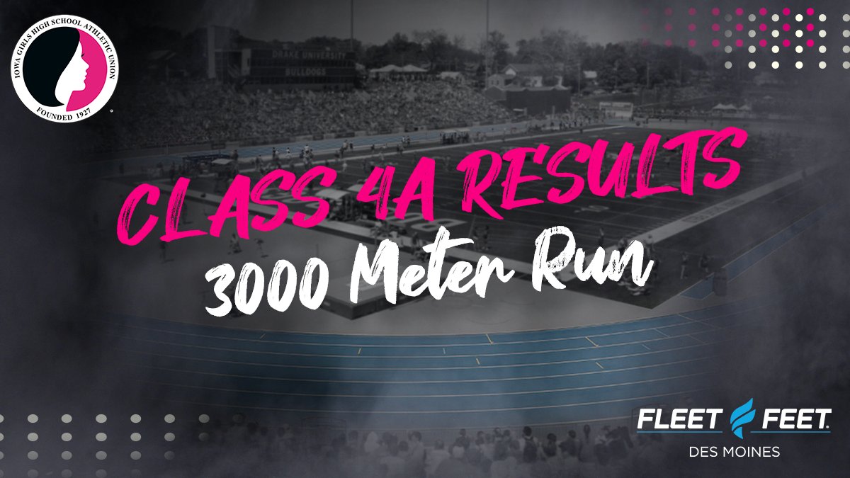IGHSAU's tweet photo. Ankeny Lauren McMahon is the Class 4A champion in the 3000 meters. Lauren runs 9:57.17, marking the first time an Ankeny Hawk has won the 3,000 meters. 
Results powered by @fleetfeetdsm 
https://t.co/IswF2o0I76 https://t.co/bIoS5H9xmD