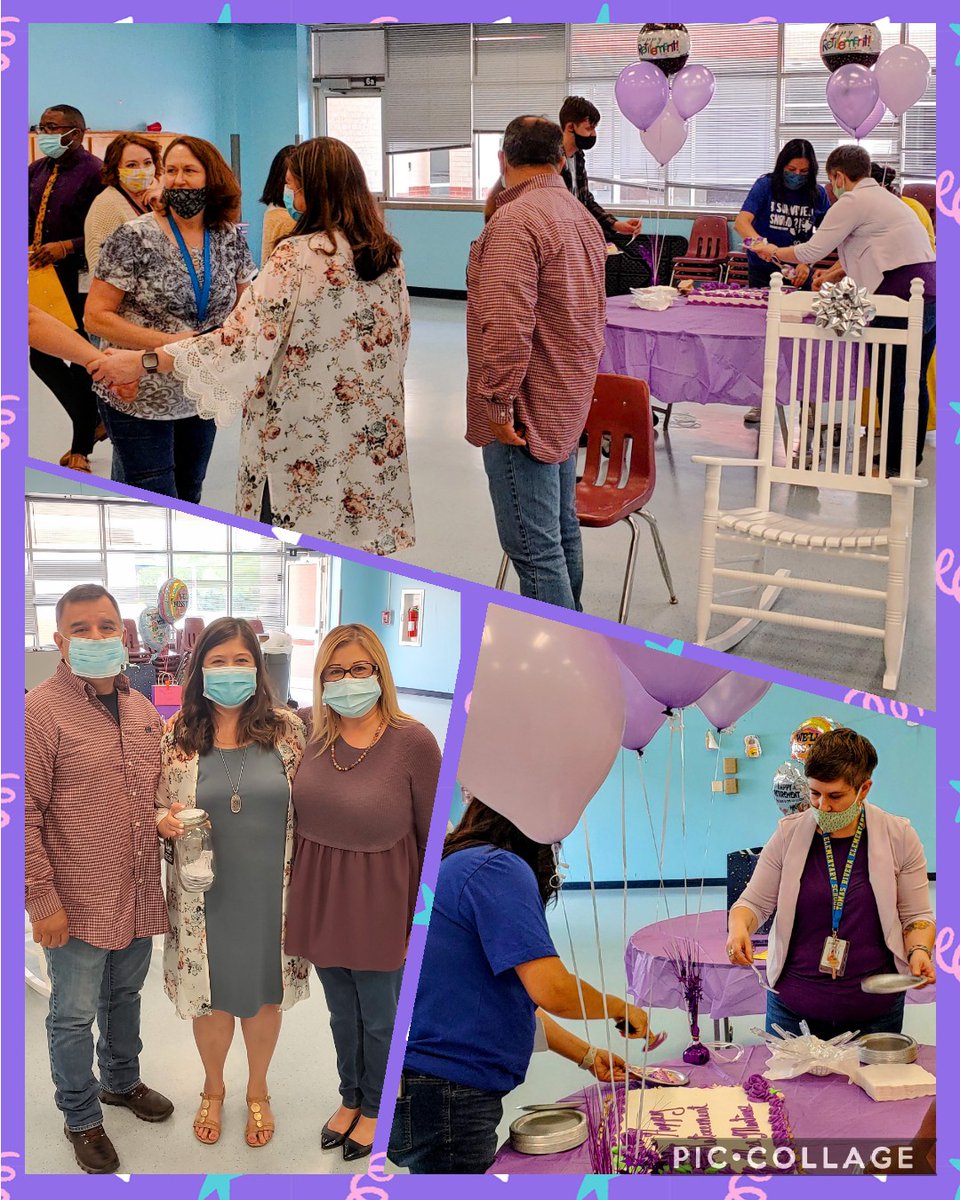 BorjonZavala's tweet photo. Happy Retirement Mrs. Martinez! We thank you for all your love and support, as our school counselor, these past 5 years at Rivera ES! Blessings 🌟💙💐
@RiveraElem 
@MarvynCWhite 
@FourHim11 https://t.co/ZdvenfBxuj