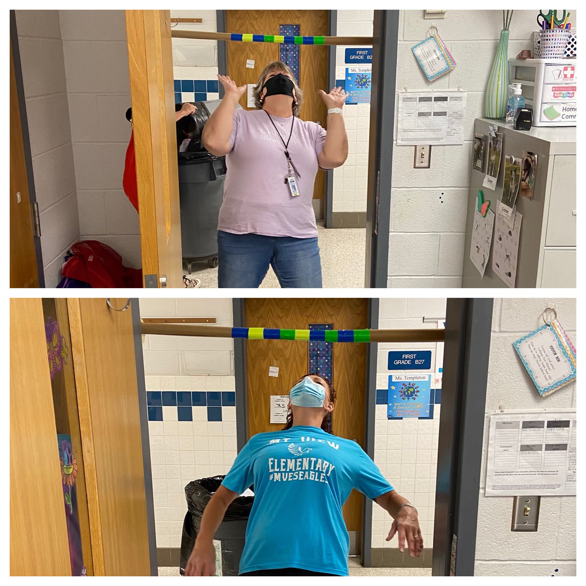msflanary's tweet photo. Ll is for Limbo! #HowLowCanYouGo #BackwardsBootcamp #HappyClassrooms @MVESEagles https://t.co/M7zvwGHNA3