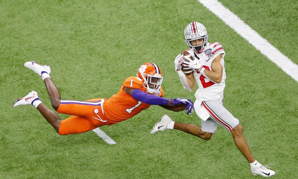 BarstoolOSU's tweet photo. Which was the more exciting win? 🤔

• RT for beating Clemson after Dabo                  Swinney ranked Ohio State No. 11
• Like for 60-piecing Michigan’s “revenge tour” https://t.co/bPhZNgUXok