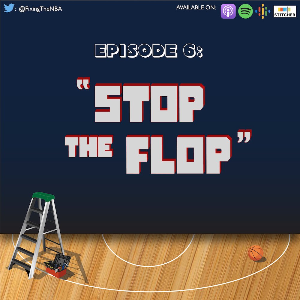 Flopping is cheating -- straight up. Though many consider it a form of gamesmanship, flopping damages the NBA product &amp; is not the way basketball should be played. The league’s attempts to curb the practice have failed. It's time to #StopTheFlop.

Spotify: open.spotify.com/episode/1s4XVi…