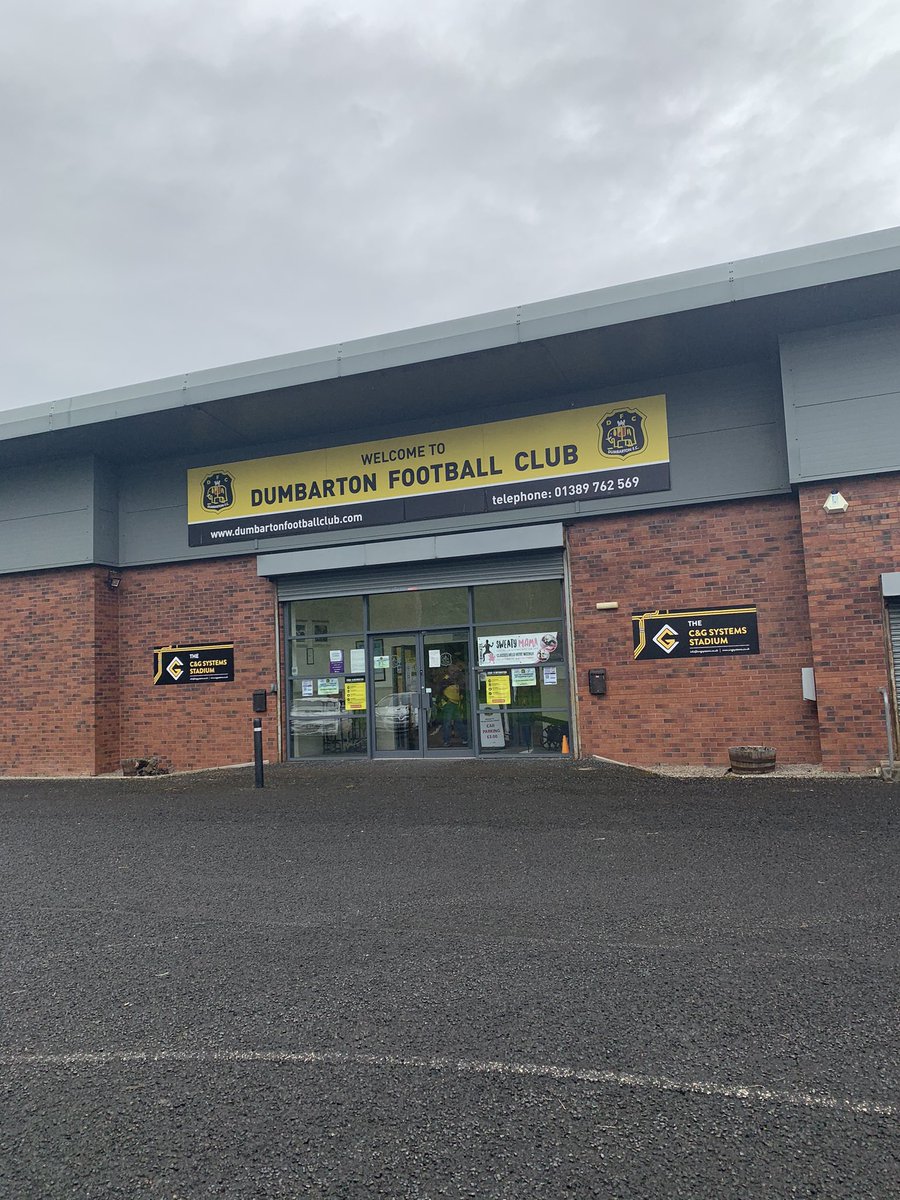CameronShaw's tweet photo. SPFL Stadium Tour with @AndyNeil 

1/42

Club: @Dumbartonfc 🟡⚫️

Stadium: C&amp;G Systems Stadium, Dumbarton

Match: Dumbarton 0 - 1 Edinburgh City (3-2 agg.)

Competition: League One Playoff Final Second Leg

Attendance: 500 (COVID) https://t.co/iyzLZqaHpz