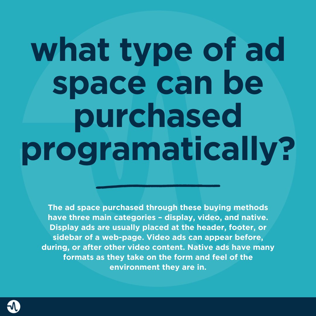 AmplifiedDigitl's tweet photo. Curious if programmatic advertising is right for you? Swipe through to find out what it is, how it works, and what type of ads can be purchased! 

https://t.co/TrAwGivCue

#programmaticadvertising #programmatic #digitalmarketing #digitalagency #marketing https://t.co/0rpXOesbrp