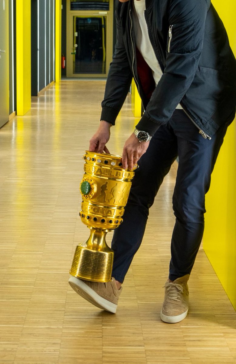 KN_Schulz's tweet photo. Hacke, Spitze, Einszweidrei... wenn der @doerpm den Auslöser drückt, wirkt das Gold noch glänzender #nurderbvb #pottimpott https://t.co/gGVhD0qcJ6