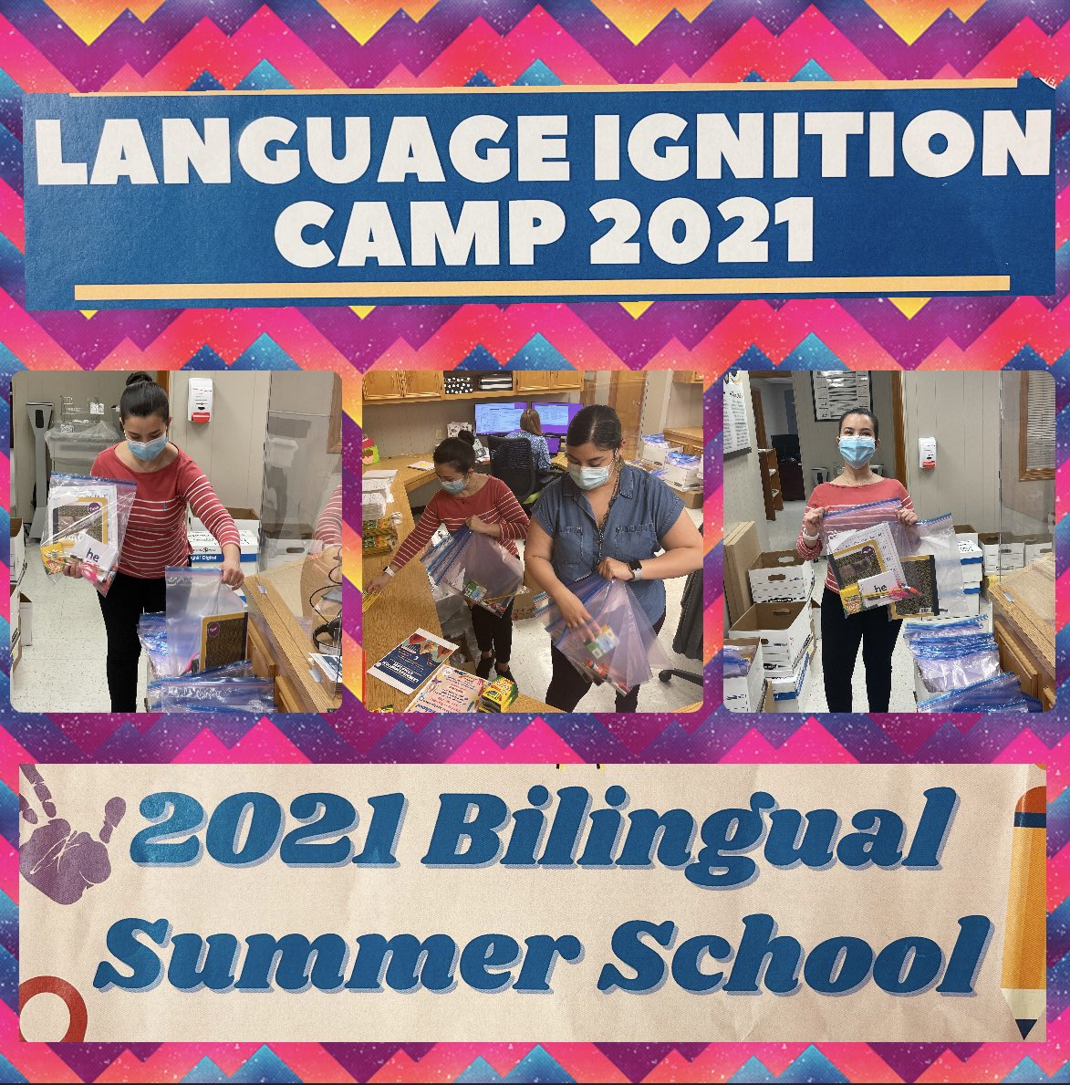 Bilingual/ESL/ForLang Dept-MISD (@bil_misd) on Twitter photo Igniting Instructional Materials! Getting ready for the 2021 Bilingual Summer Learning Experience! LISTOS! #BilingualSuperpowers <a href="/McAllenISD/">McAllen ISD</a> <a href="/RocioNava2017/">Rocio Nava</a> <a href="/DianaGarzaRod/">Diana Garza Rodriguez</a> <a href="/b_enyli/">EnyliB</a> @Aracely89521170 <a href="/gabrielapastorM/">Gaby Pastor-Lira</a> Igniting Instructional Materials! Getting ready for the 2021 Bilingual Summer Learning Experience! LISTOS! #BilingualSuperpowers <a href="/McAllenISD/">McAllen ISD</a> <a href="/RocioNava2017/">Rocio Nava</a> <a href="/DianaGarzaRod/">Diana Garza Rodriguez</a> <a href="/b_enyli/">EnyliB</a> @Aracely89521170 <a href="/gabrielapastorM/">Gaby Pastor-Lira</a>