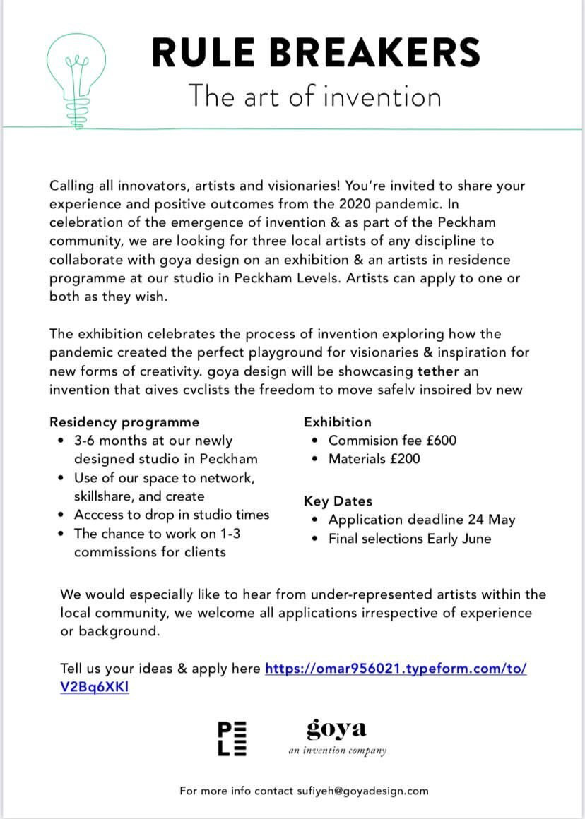 Great opportunity for artists