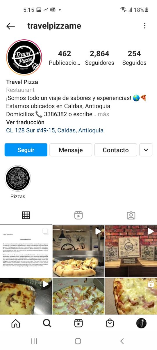 DonCosiaco's tweet photo. En situaciones complicadas como esta, debemos apoyar a los pequeños negocios como Travel Pizza. https://t.co/GnOnGK0x9H