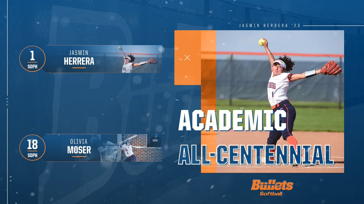gburgbullets's tweet photo. Congrats to to the 1️⃣1️⃣ Bullets from @gburgwlax, #BulletsTrack, @GburgSoftball1, and @Gburg_MLax on being named Academic All-Centennial‼️🤩💪 📚 #gobullets🔶🔷 #Centconf https://t.co/axNhWWPBQ2