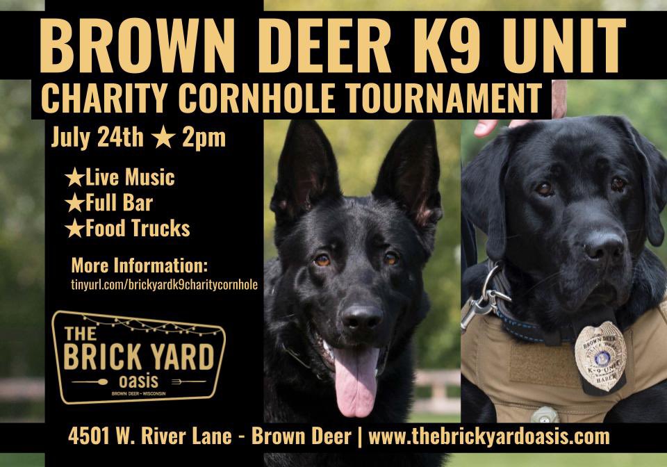 Mark your calendars! Come out and see us! 🐾 #fundraiser #policek9 @BrownDeerWIPD @bdpdk9haber @BDPDK9
