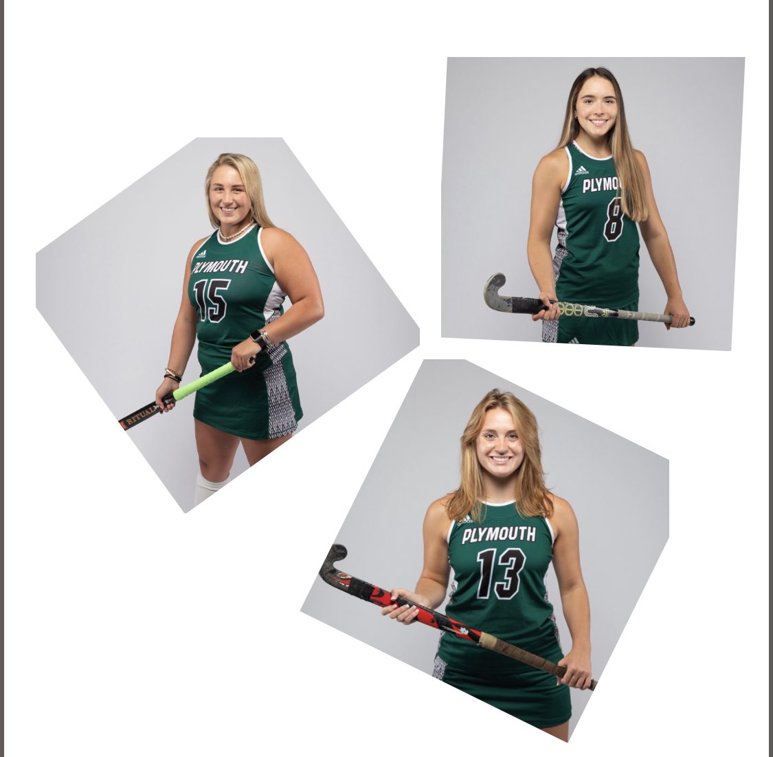 We are excited to announce the PSUFH Leadership TEAM for the 2021 season👏👏👏
#8 Olivia Geisser 💫 
#15 Mariah Luscher 💫 
#13 Natalie Perry 💫 #BleedGreen #PantherNation #HomeSweetHome’21 💚