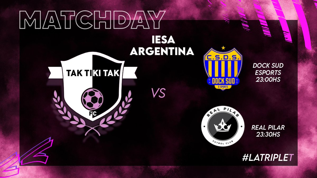 Seguimos con todo en <a href="/IESAFIFAar/">IESA Argentina</a> ! 

#LaTripleT