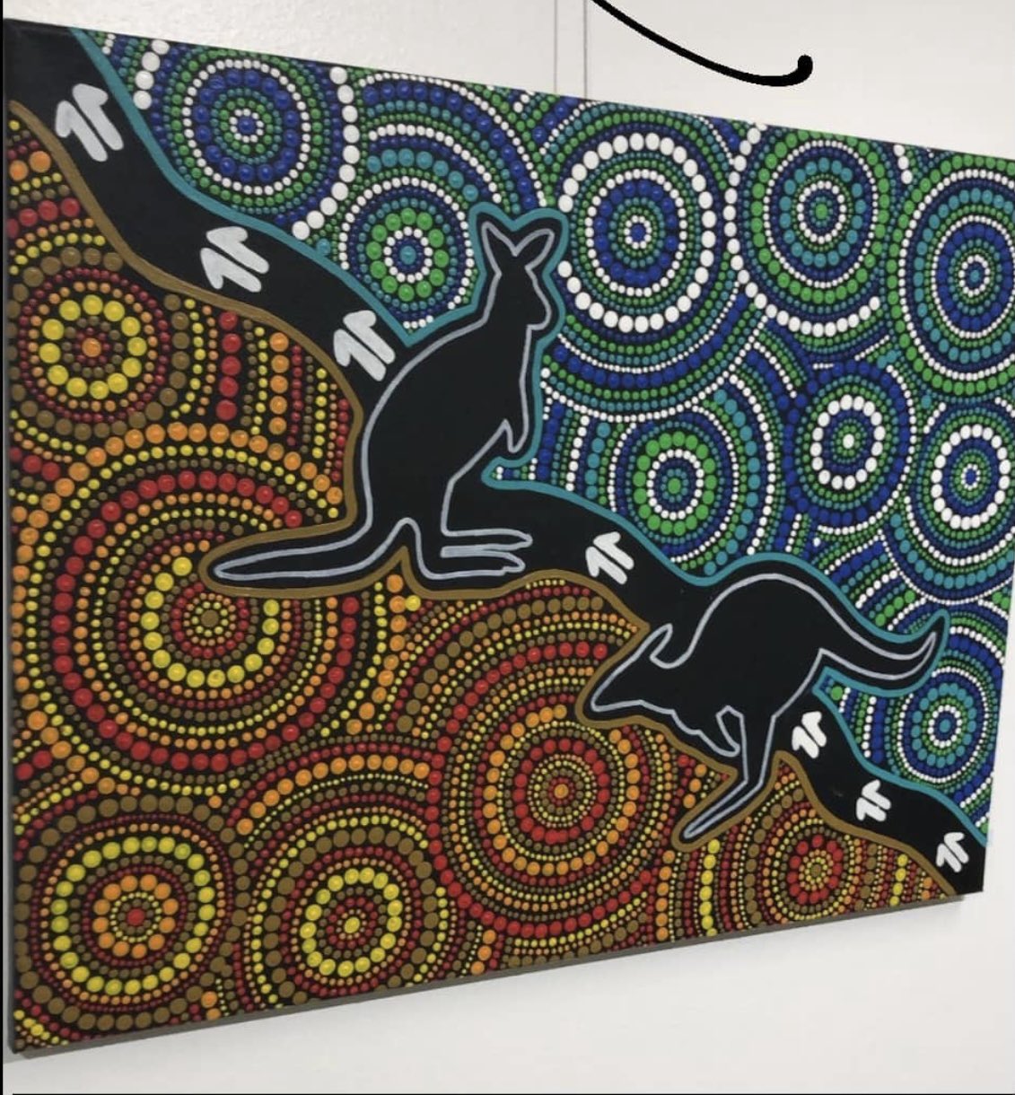 David Will On Twitter Here Is Elle Campbell S May 2019 Painting And Port Adelaide S Indigenous Guernsey Https T Co Efn58x6jqe Twitter