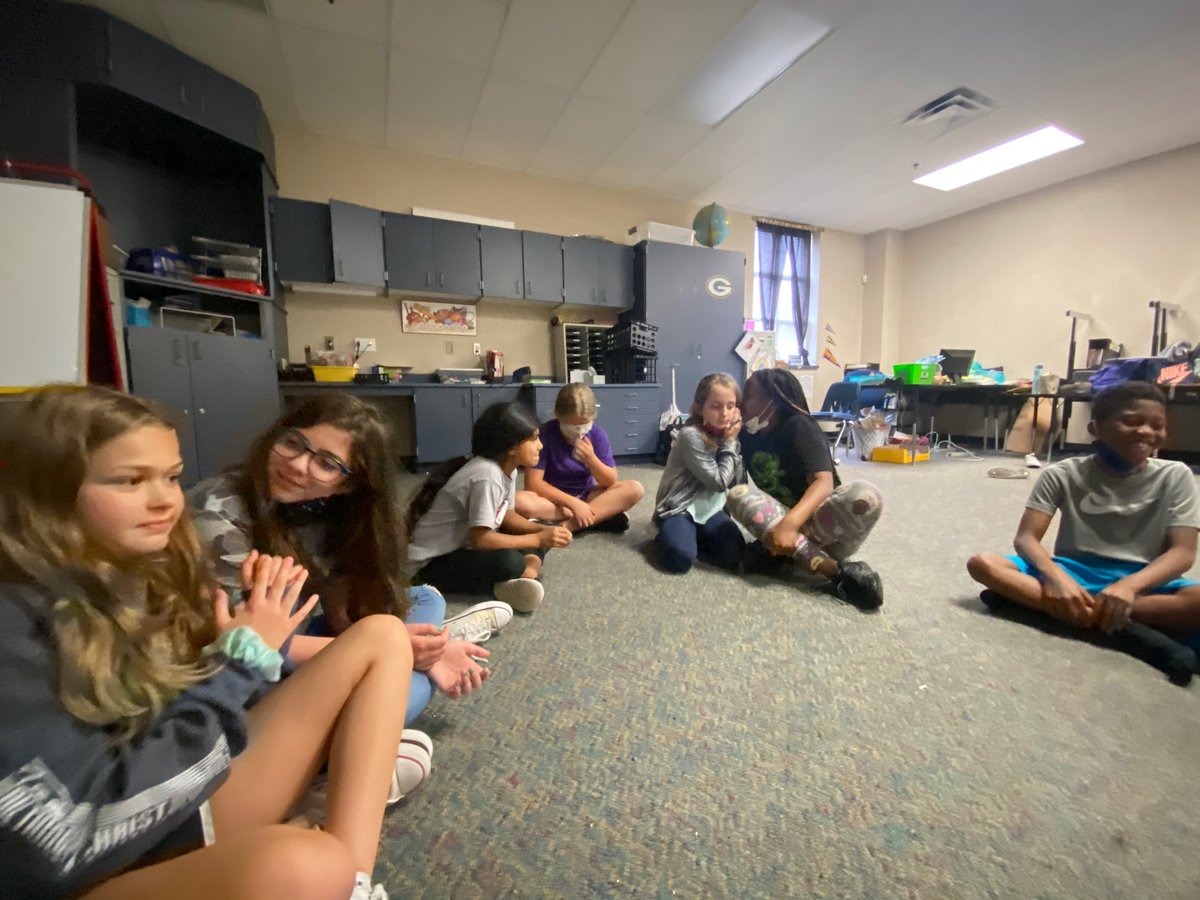 Susana_Elar45's tweet photo. Most of my students had never played telephone. ☎️ We had some good laughs! #MinshewStrong https://t.co/0Ga7mj6fWC