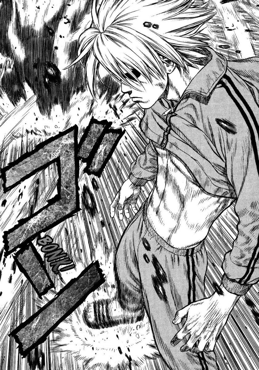 Boichi appreciation tweet. Another good with the pen. Sun Ken Rock anime  adaptation please?, image size:841x1200