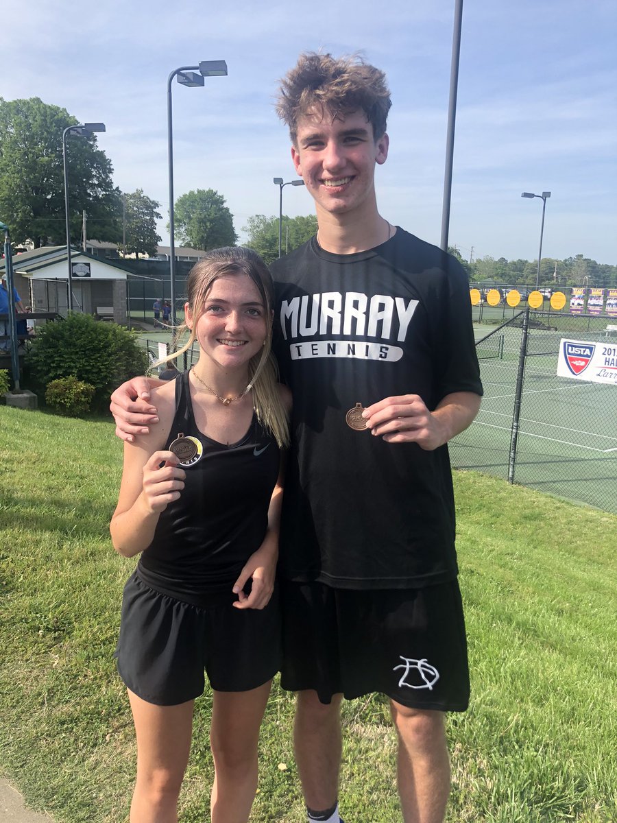 Congratulations to Kyra &amp; Grant for advancing to the Region 1 Quarterfinals! <a href="/MurrayTigers/">Murray High Athletics</a> #MurraySchools