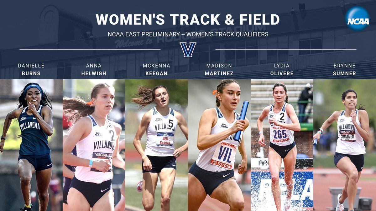 NovaTrackXC's tweet image. Congratulations to our six women’s TRACK qualifiers:

Danielle Burns - 400mH
Anna Helwigh - 3000 ST
McKenna Keegan - 800m
Madison Martinez - 800m
Lydia Olivere - 3000 ST
Brynne Sumner - 800m

#GoNova