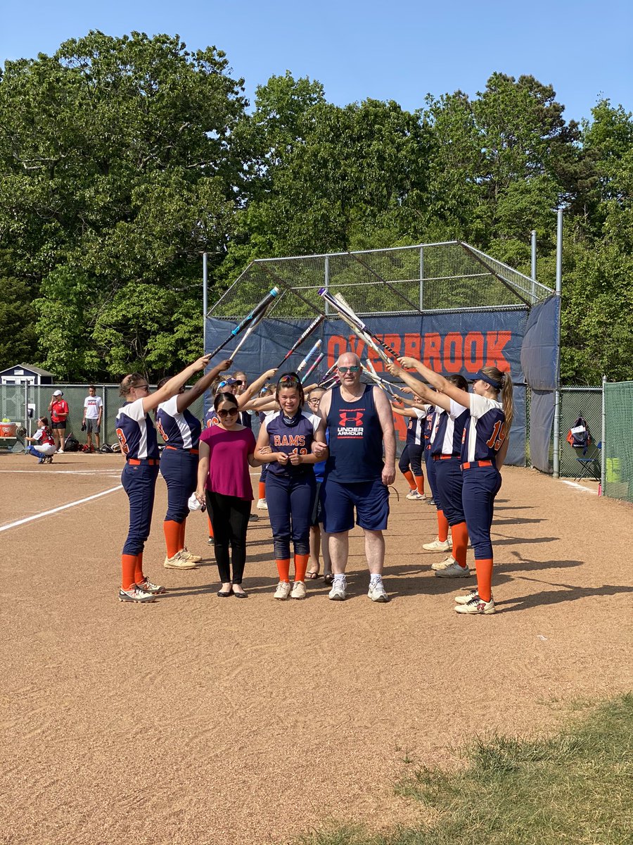 Senior game! Great job girls! Congrats Jules!! 🥎
