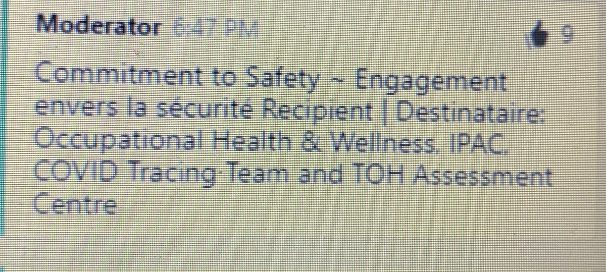 Attending the Excellence Awards <a href="/OttawaHospital/">The Ottawa Hospital</a> so proud of my team <a href="/TOHIPAC/">TOH IPAC</a> along with our colleagues in OHW and TOH Assessment Centre winning Commitment to Safety