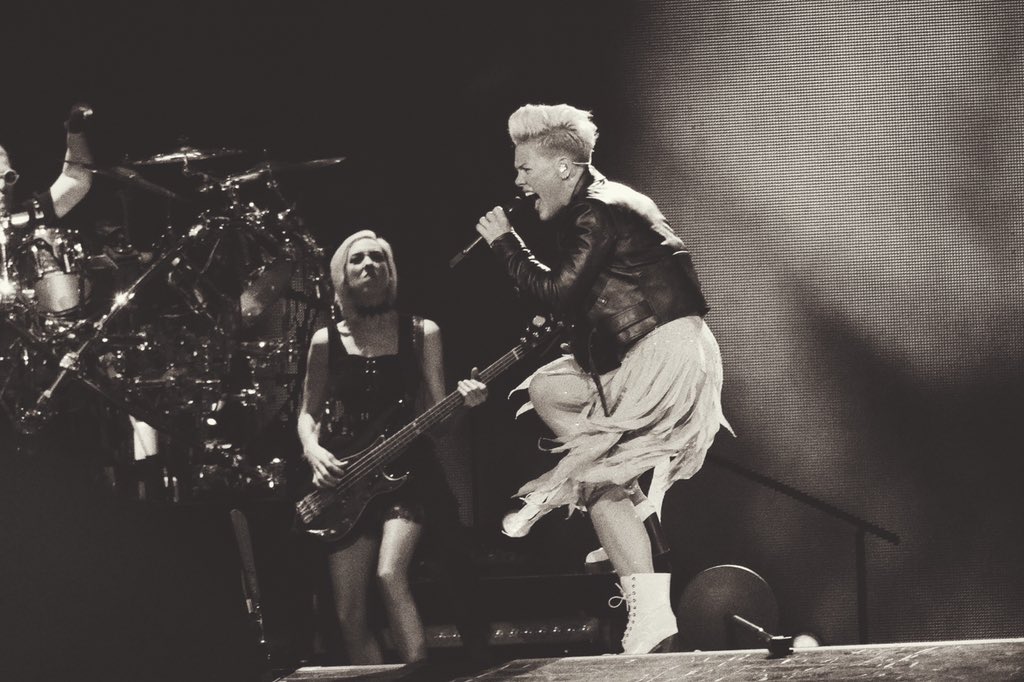 River brings back so many memories! Here are two pics I took on 30/6 at Wembley ❤️❤️❤️ <a href="/Pink/">P!nk</a> I miss you! #AllIKnowSoFar