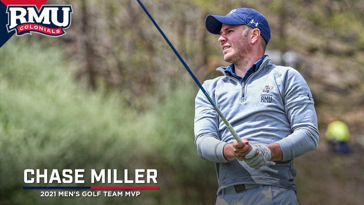 The 𝟐𝟎𝟐𝟏 <a href="/RMU_Golf/">RMU Golf</a> 𝐓𝐞𝐚𝐦 𝐌𝐕𝐏 is... Chase Miller! 🏆

#RMUnite | 🔵⚪🔴